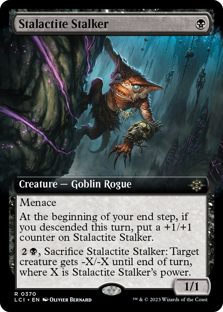 Stalactite Stalker (Extended Art) [The Lost Caverns of Ixalan] [Foil]