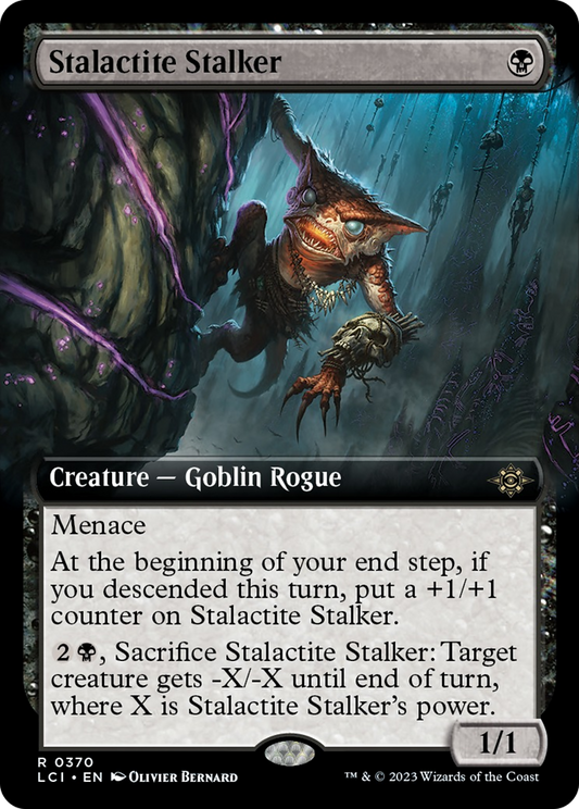 Stalactite Stalker (Extended Art) [The Lost Caverns of Ixalan] [Foil]