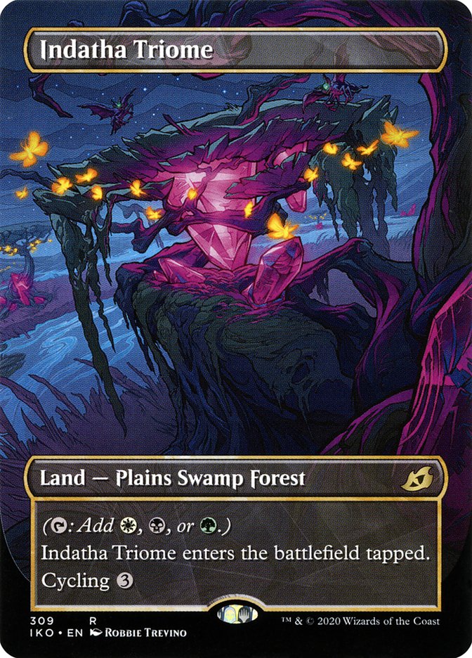 Indatha Triome (Showcase) [Ikoria: Lair of Behemoths] [Foil]