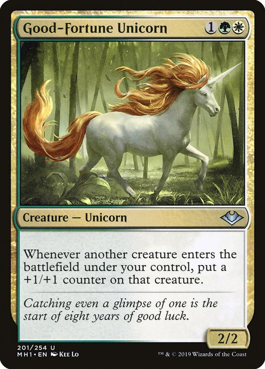 Good-Fortune Unicorn [Modern Horizons] [Foil]