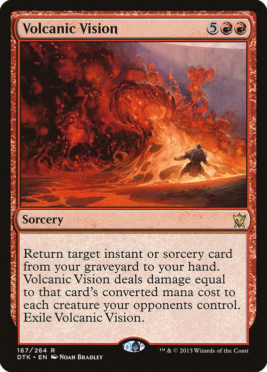 Volcanic Vision [Dragons of Tarkir] [Foil]