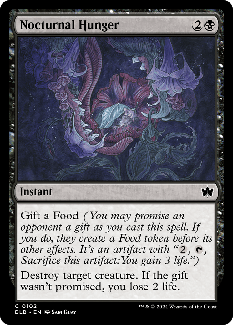 Nocturnal Hunger [Bloomburrow] [Foil]