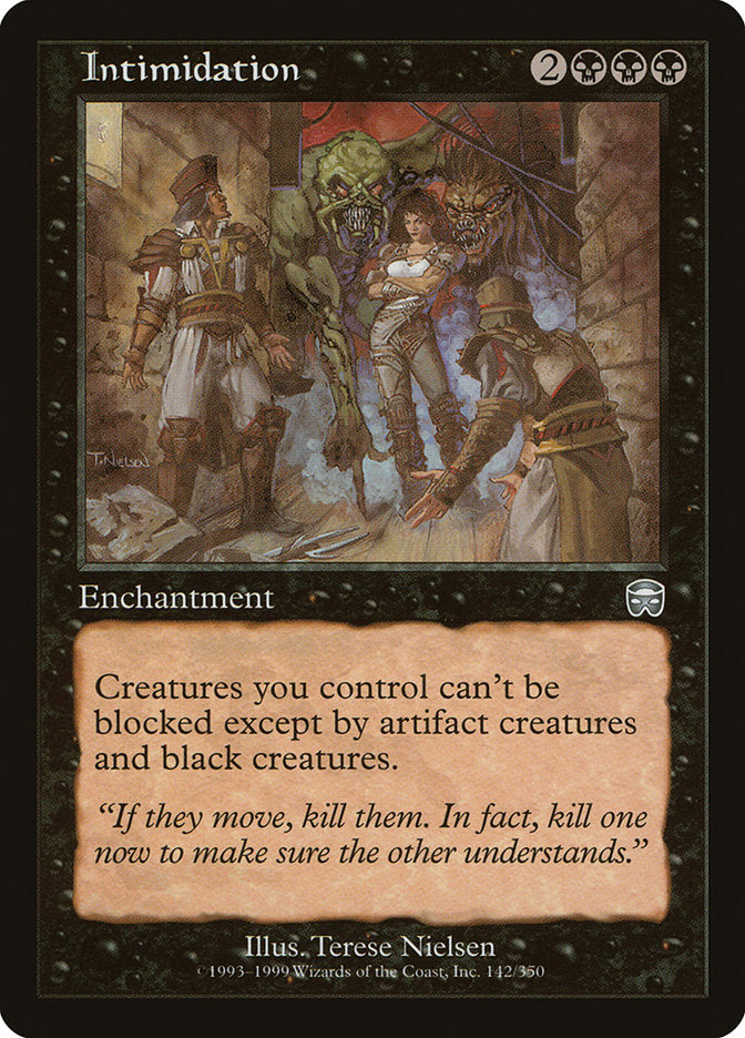 Intimidation [Mercadian Masques] [Foil]