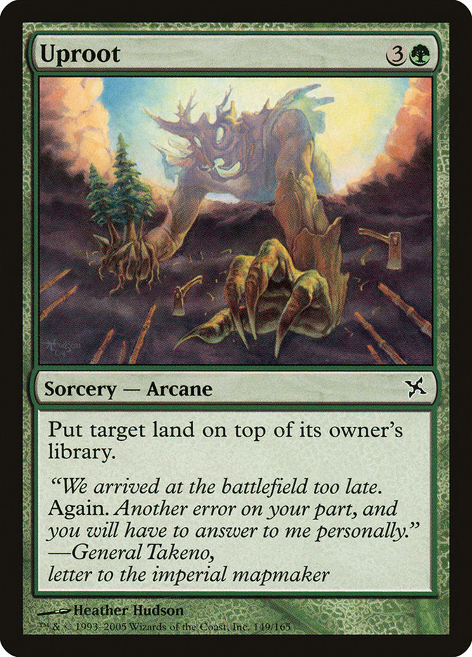 Uproot [Betrayers of Kamigawa] [Foil]