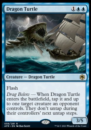 Dragon Turtle (Promo Pack) [Dungeons & Dragons: Adventures in the Forgotten Realms Promos] [Foil]