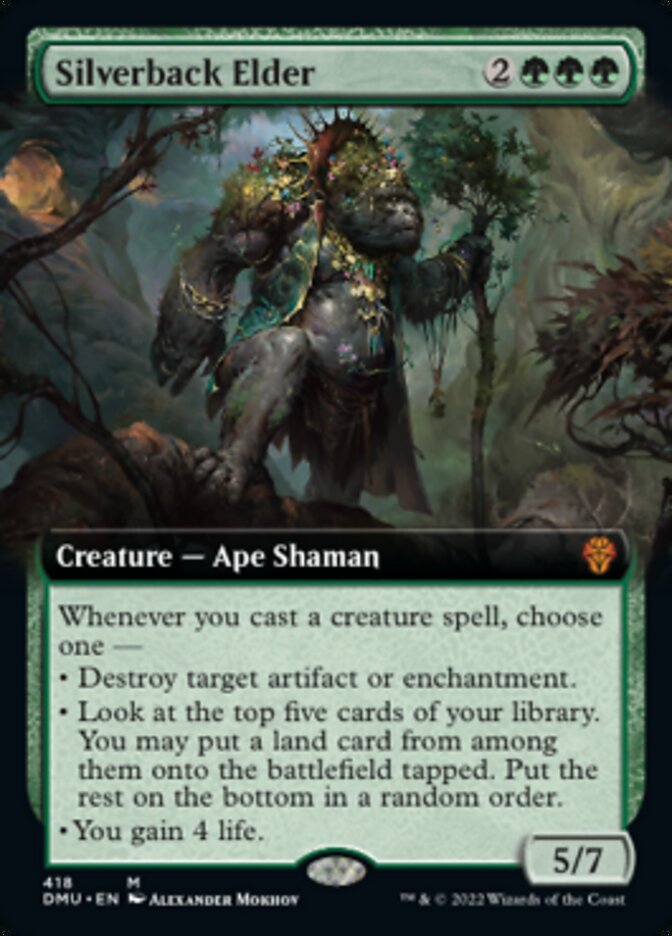 Silverback Elder (Extended Art) [Dominaria United] [Foil]