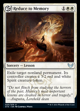 Reduce to Memory [Strixhaven: School of Mages] [Foil]