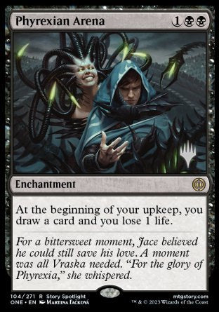 Phyrexian Arena (Promo Pack) [Phyrexia: All Will Be One Promos] [Foil]