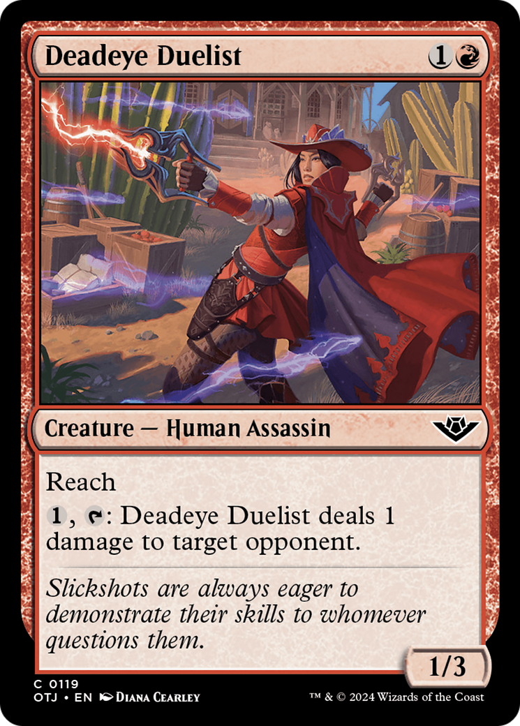 Deadeye Duelist [Outlaws of Thunder Junction] [Foil]