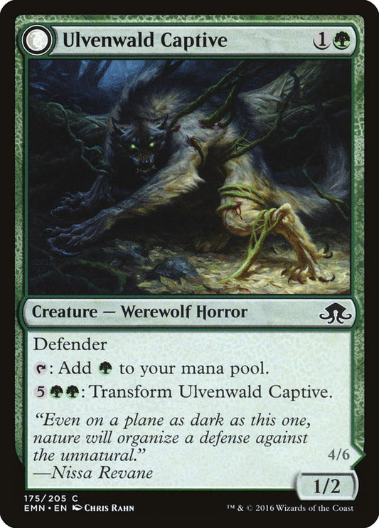 Ulvenwald Captive // Ulvenwald Abomination [Eldritch Moon] [Foil]