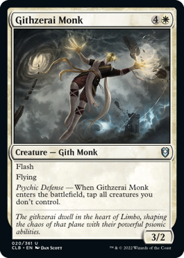 Githzerai Monk [Commander Legends: Battle for Baldur's Gate] [Foil]