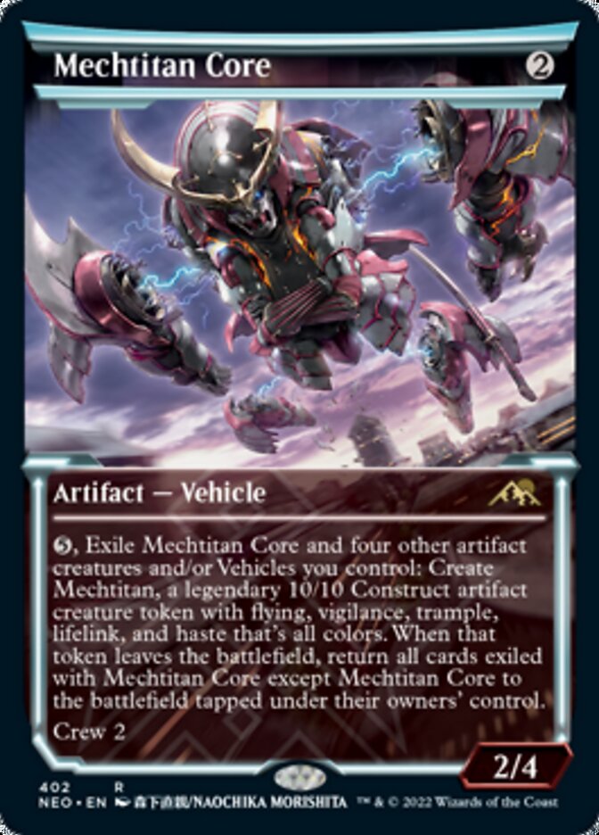 Mechtitan Core (Showcase Soft Glow) [Kamigawa: Neon Dynasty] [Foil]