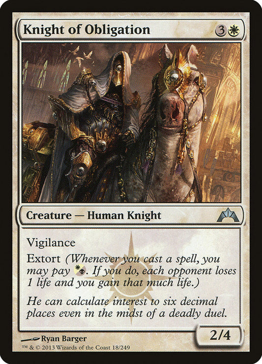 Knight of Obligation [Gatecrash] [Foil]
