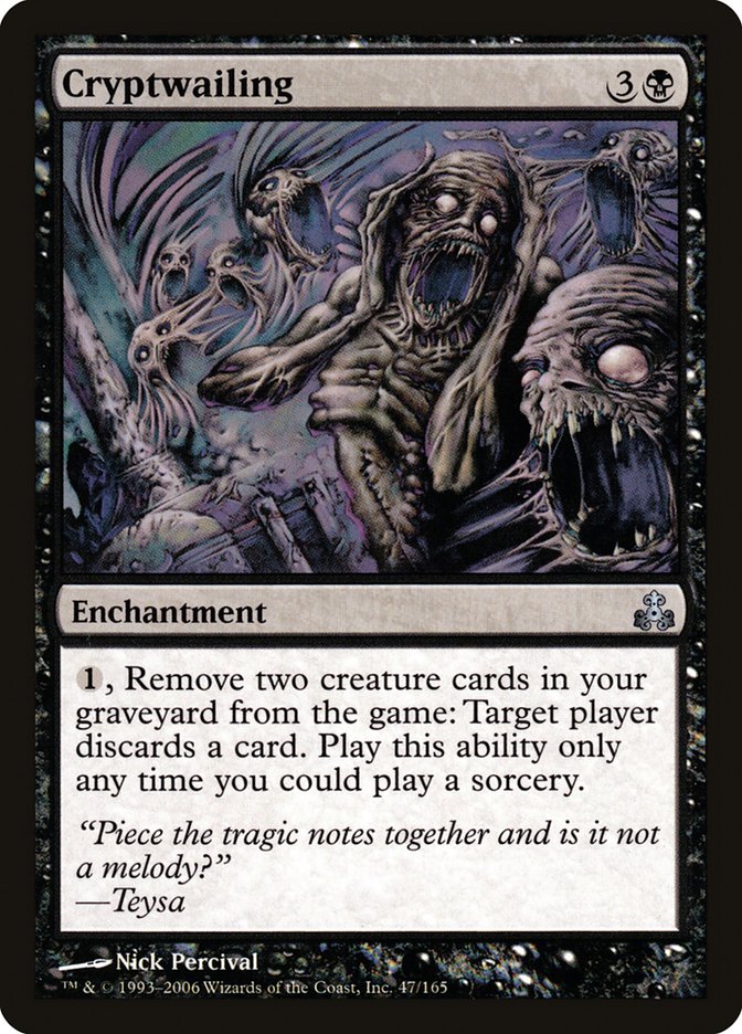 Cryptwailing [Guildpact] [Foil]