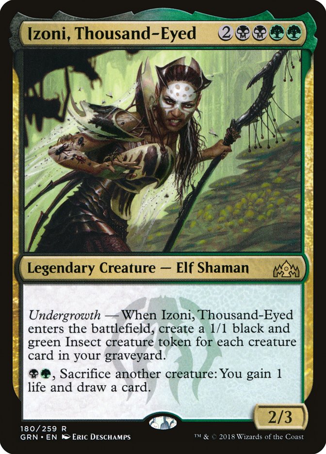 Izoni, Thousand-Eyed [Guilds of Ravnica] [Foil]