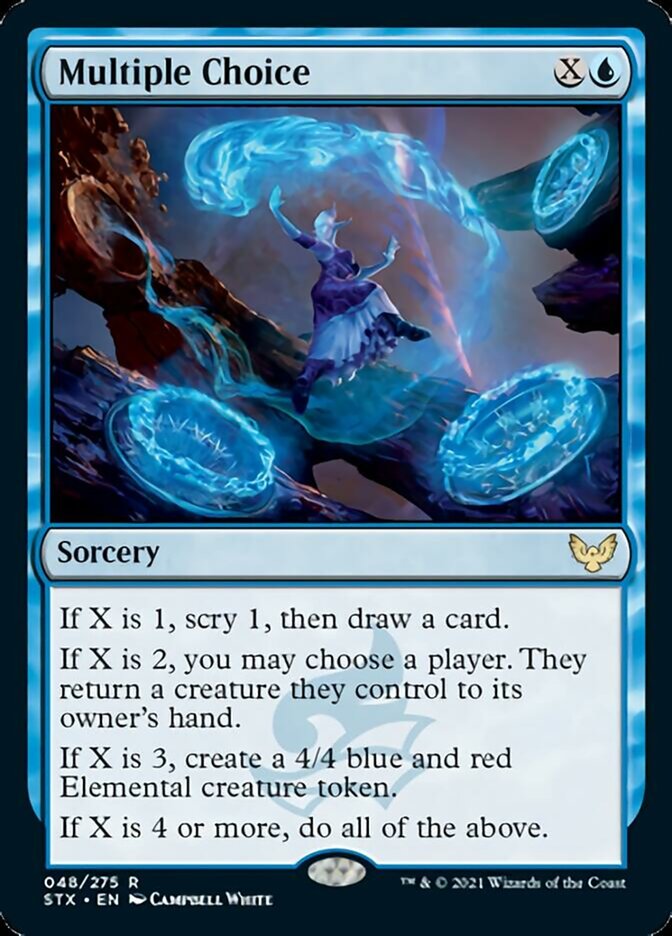 Multiple Choice [Strixhaven: School of Mages] [Foil]