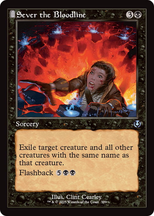 Sever the Bloodline (Retro Frame) [Innistrad Remastered] [Foil]