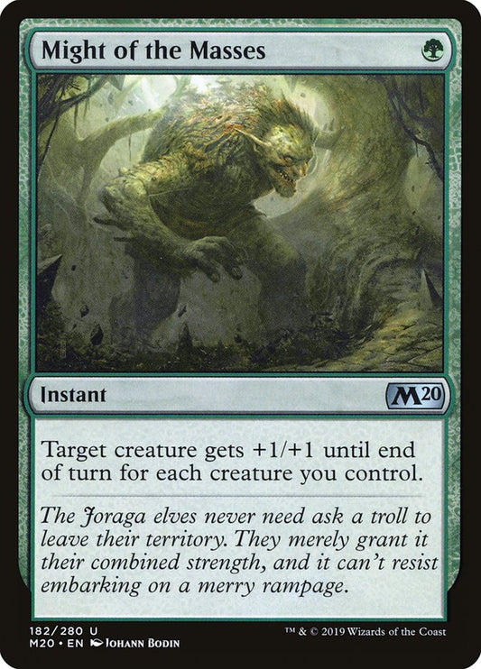 Might of the Masses [Core Set 2020] [Foil]