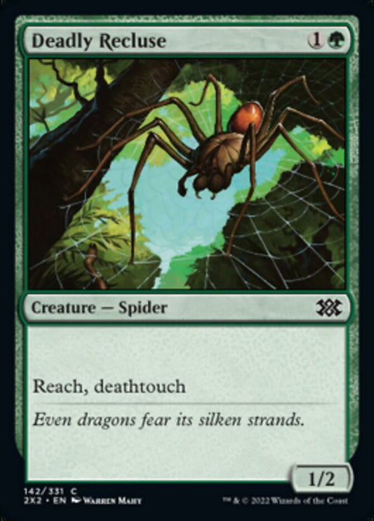 Deadly Recluse [Double Masters 2022] [Foil]