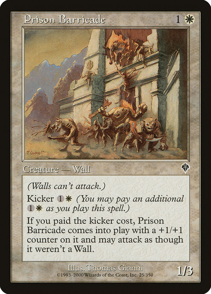 Prison Barricade [Invasion] [Foil]