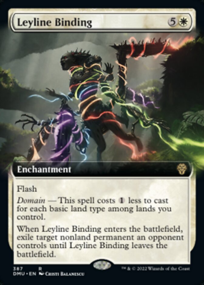 Leyline Binding (Extended Art) [Dominaria United] [Foil]