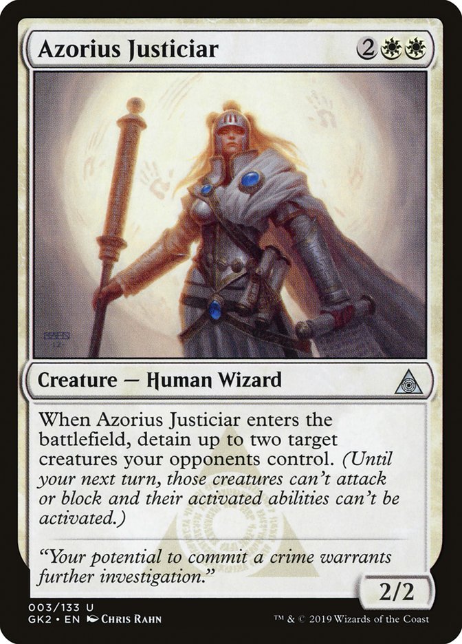 Azorius Justiciar [Ravnica Allegiance Guild Kit] [Foil]