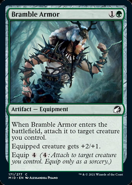 Bramble Armor [Innistrad: Midnight Hunt] [Foil]