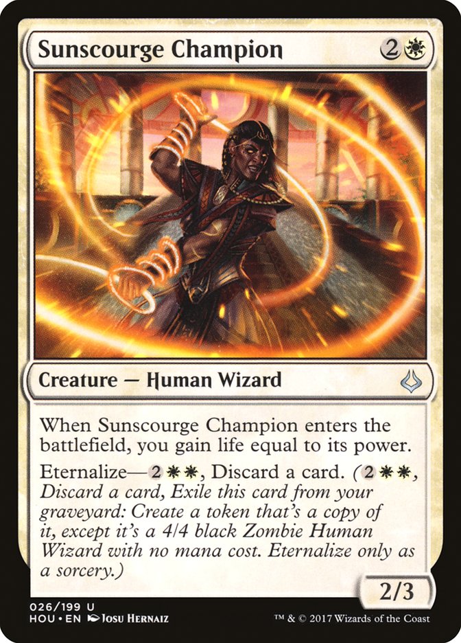 Sunscourge Champion [Hour of Devastation] [Foil]