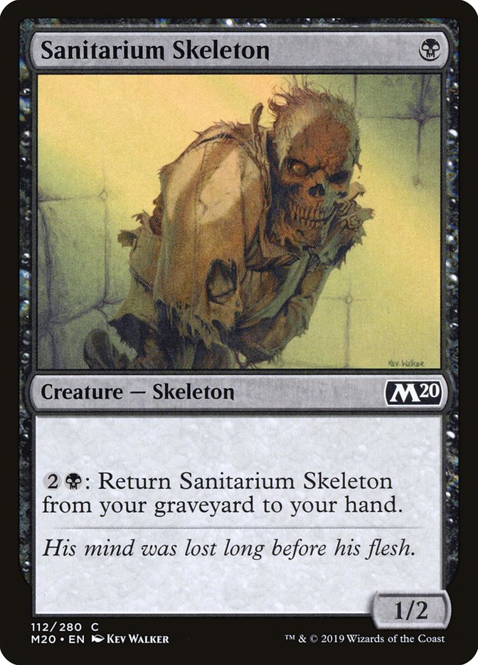 Sanitarium Skeleton [Core Set 2020] [Foil]