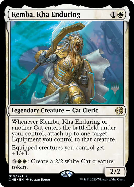 Kemba, Kha Enduring (Promo Pack) [Phyrexia: All Will Be One Promos] [Foil]