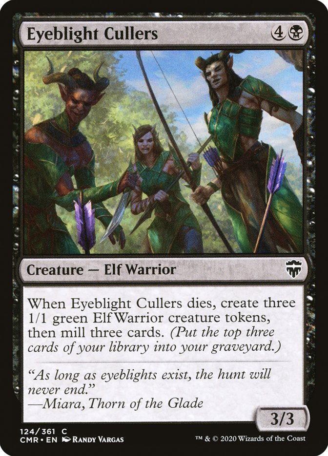 Eyeblight Cullers [Commander Legends] [Foil]
