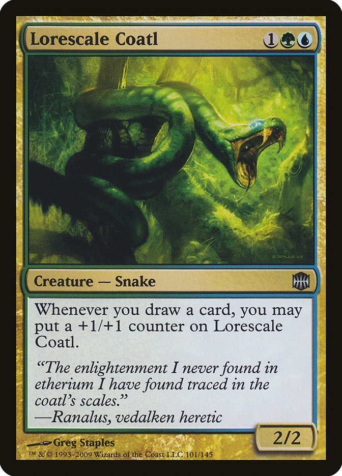 Lorescale Coatl [Alara Reborn] [Foil]