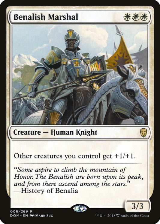 Benalish Marshal [Dominaria] [Foil]