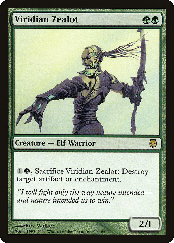 Viridian Zealot [Darksteel] [Foil]
