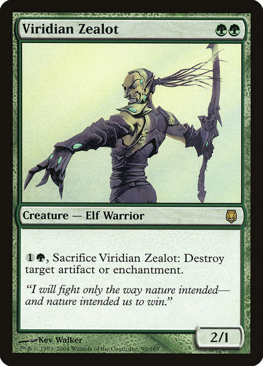 Viridian Zealot [Darksteel] [Foil]