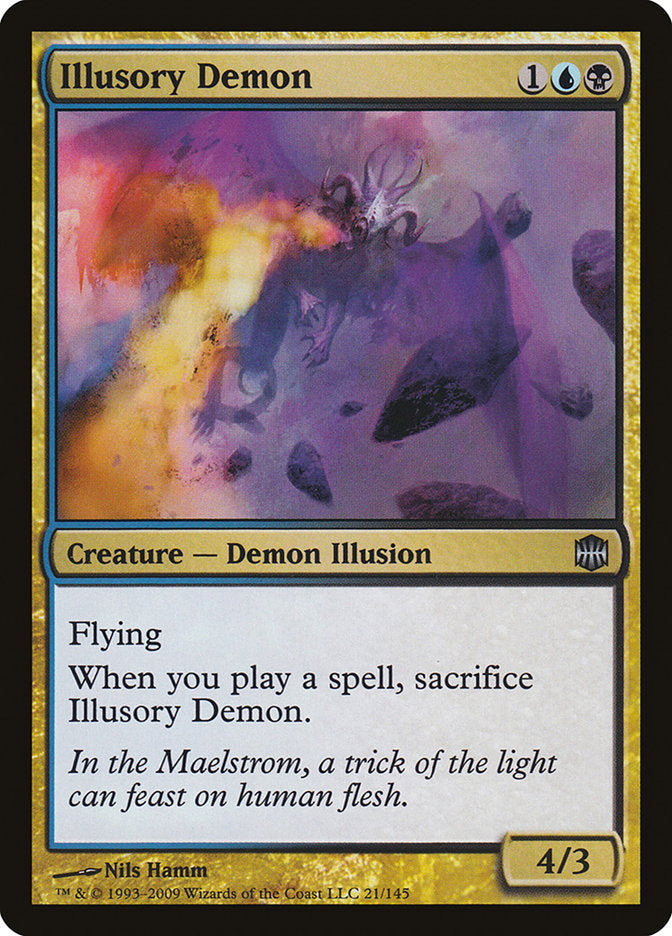 Illusory Demon [Alara Reborn] [Foil]