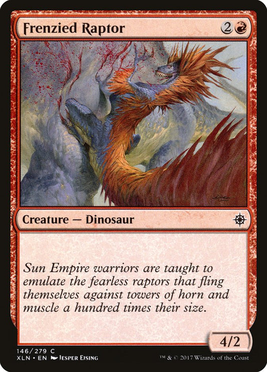 Frenzied Raptor [Ixalan] [Foil]