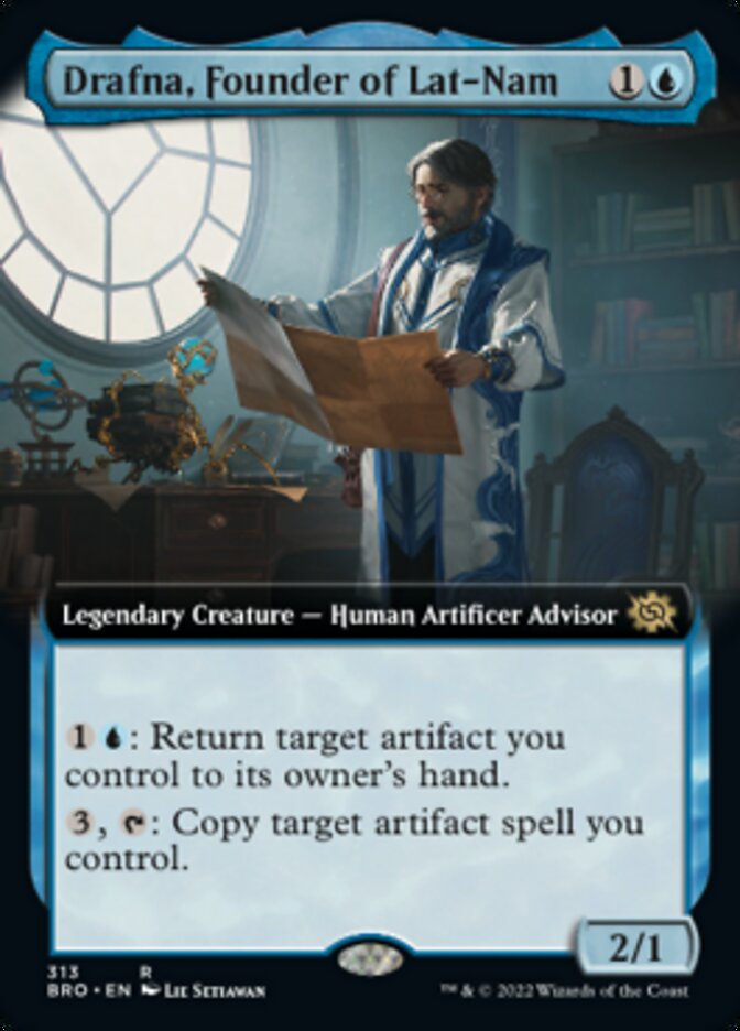 Drafna, Founder of Lat-Nam (Extended Art) [The Brothers' War] [Foil]
