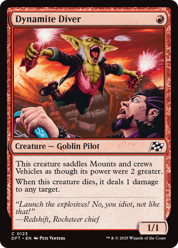 Dynamite Diver [Aetherdrift] [Foil]