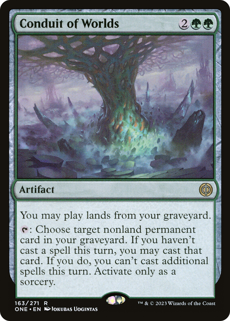 Conduit of Worlds [Phyrexia: All Will Be One] [Foil]
