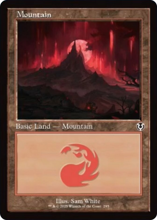 Mountain (295) (Retro Frame) [Innistrad Remastered] [Foil]
