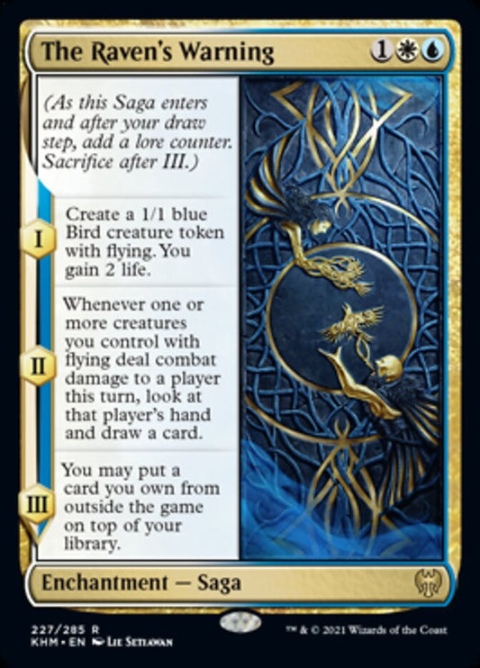 The Raven's Warning [Kaldheim] [Foil]