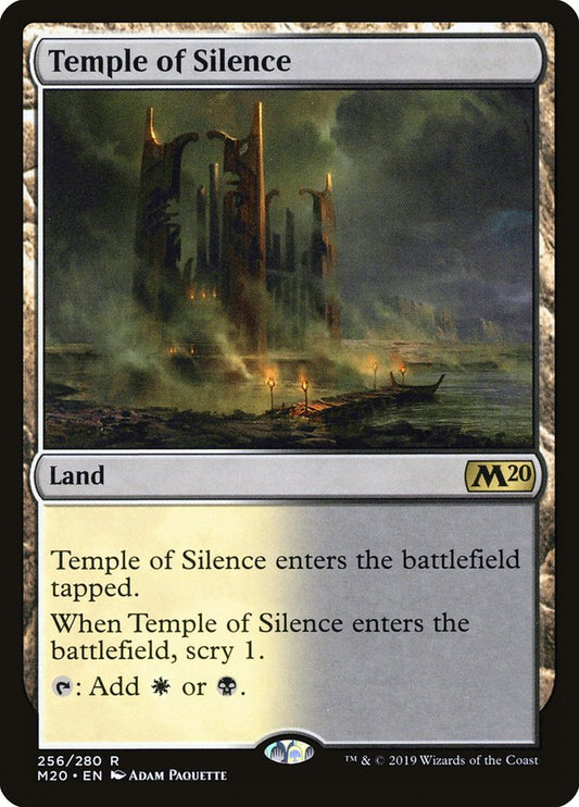 Temple of Silence [Core Set 2020] [Foil]