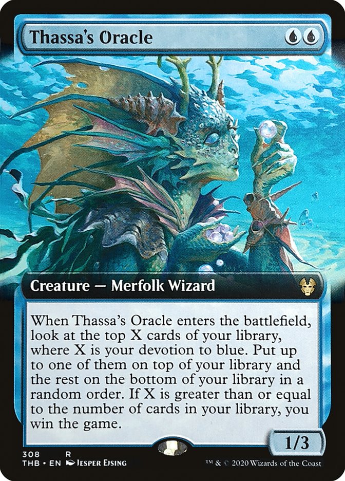 Thassa's Oracle (Extended Art) [Theros Beyond Death] [Foil]