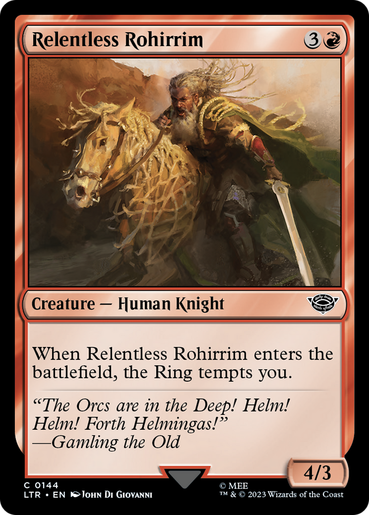 Relentless Rohirrim [The Lord of the Rings: Tales of Middle-Earth] [Foil]