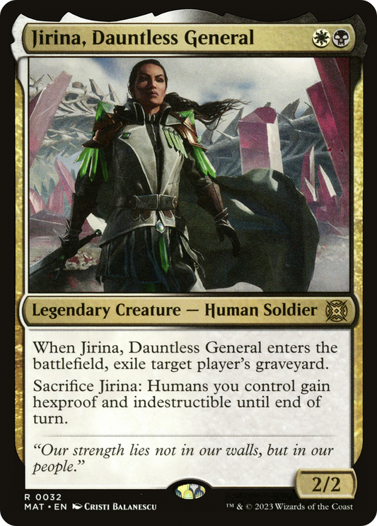 Jirina, Dauntless General [March of the Machine: The Aftermath] [Foil]