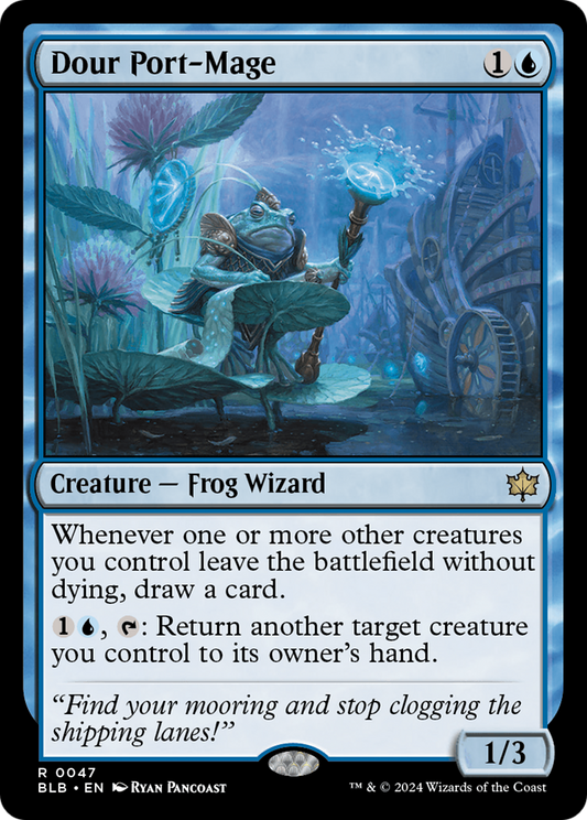 Dour Port-Mage [Bloomburrow] [Foil]