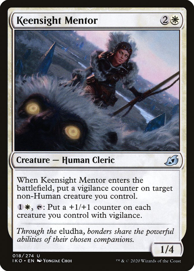 Keensight Mentor [Ikoria: Lair of Behemoths] [Foil]