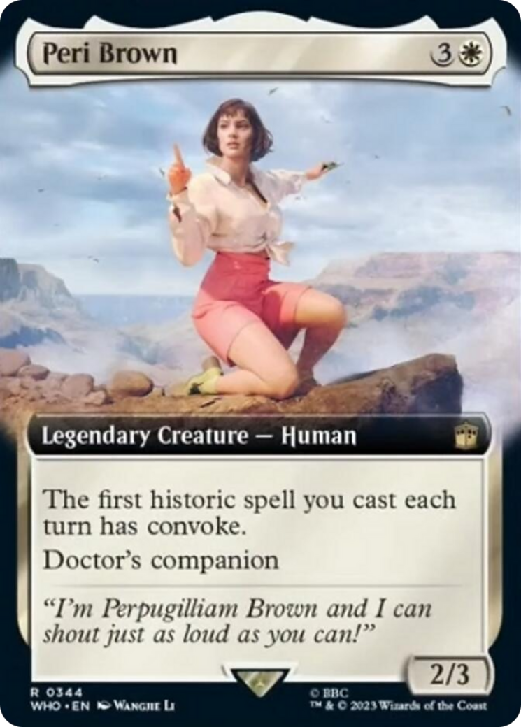 Peri Brown (Extended Art) [Doctor Who] [Foil]