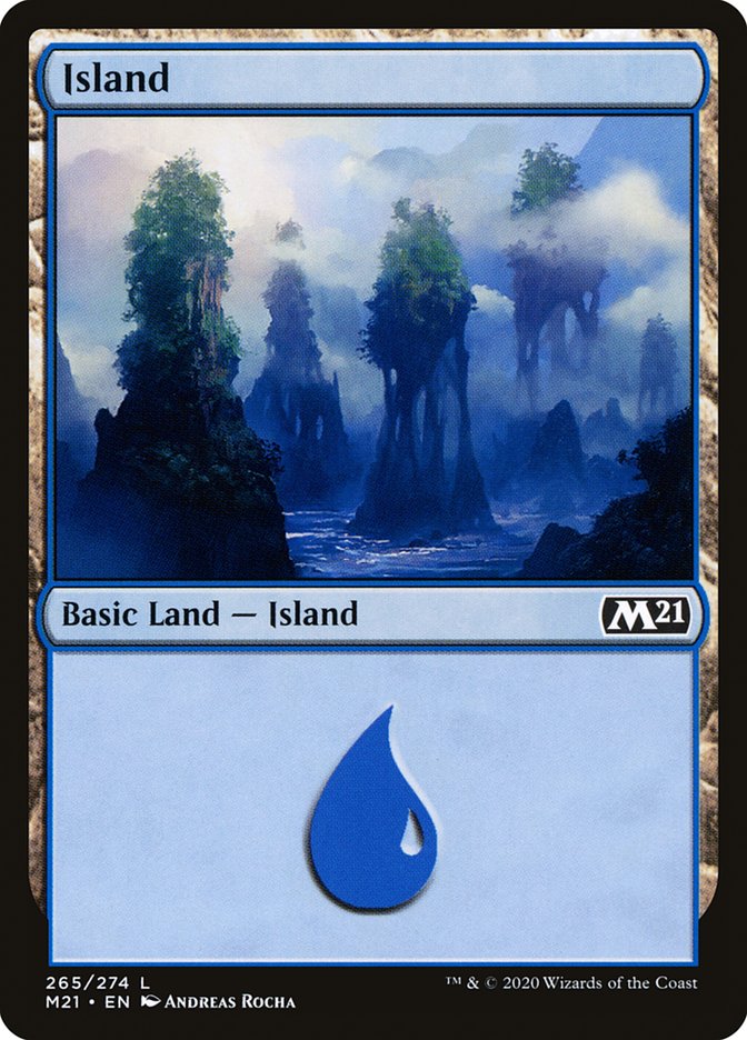 Island (265) [Core Set 2021] [Foil]